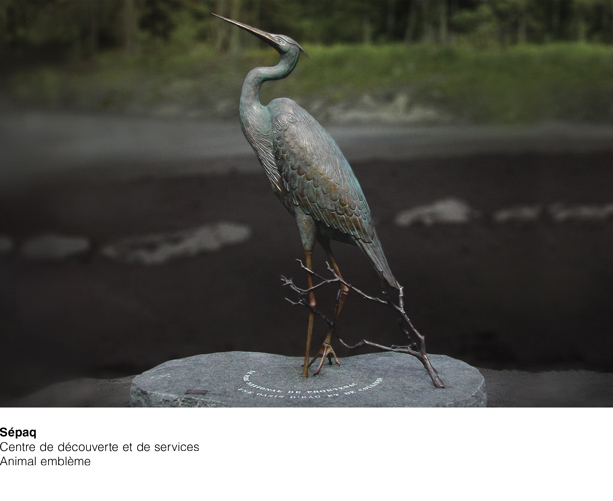 Sépaq exposition Animal emblème du parc national de Frontenac