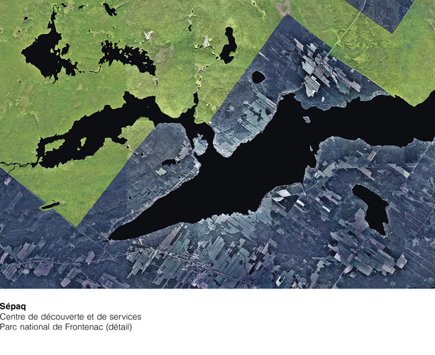 Sépaq exposition Parc national de Frontenac (détail)