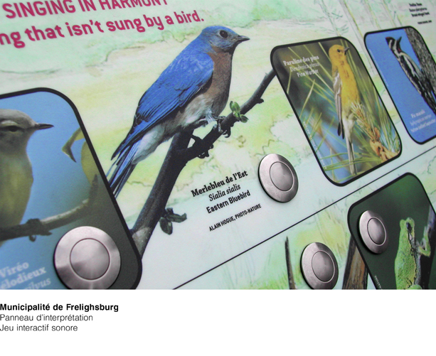 Panneaux d’interprétation interactif