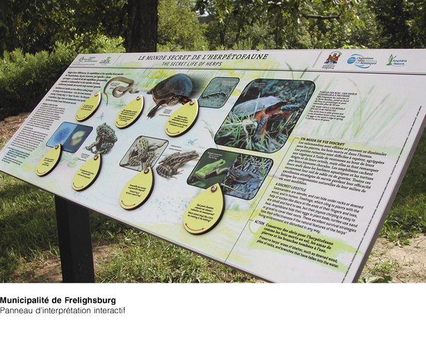 Panneaux d’interprétation interactif