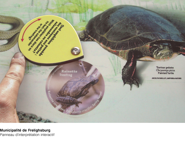 Panneaux d’interprétation interactif
