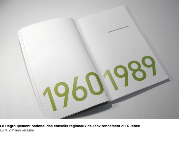 Livre anniversaire du Regroupement national des conseils régionaux de l'environnement du Québec